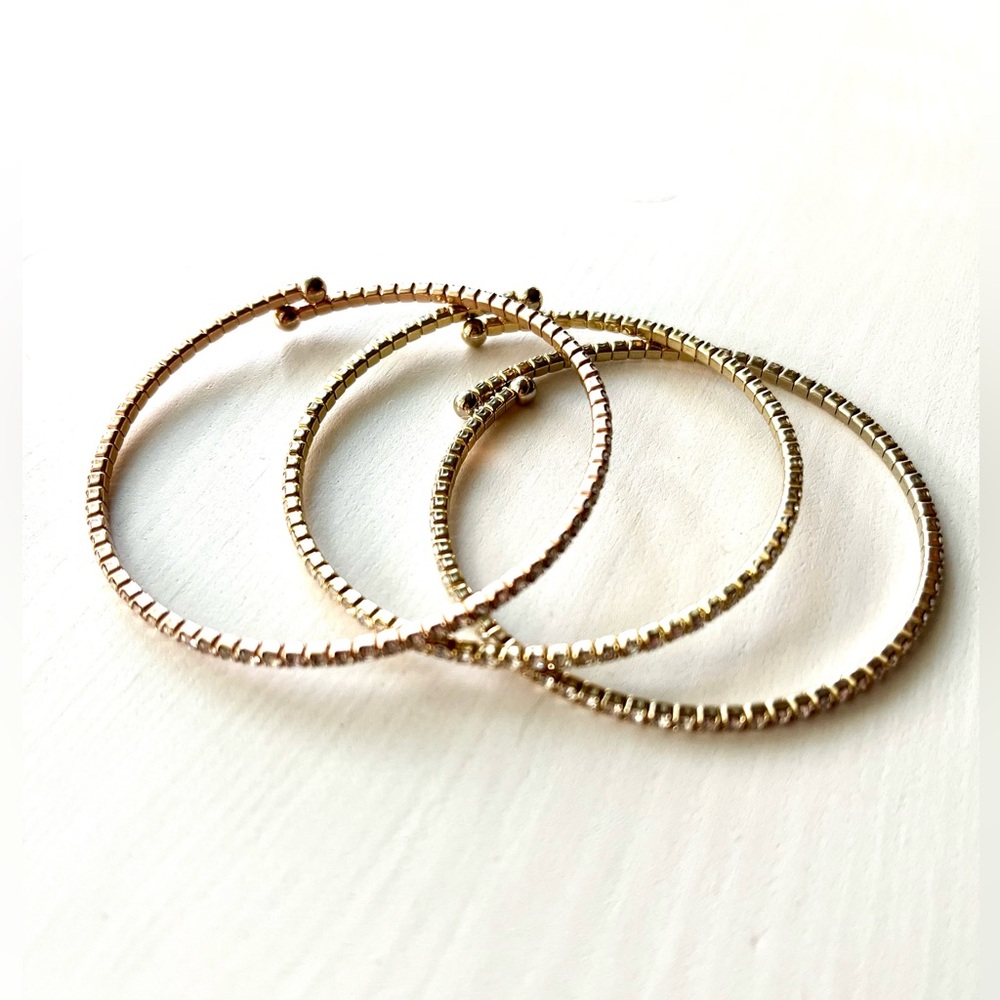 Gold Sparkle Bangles